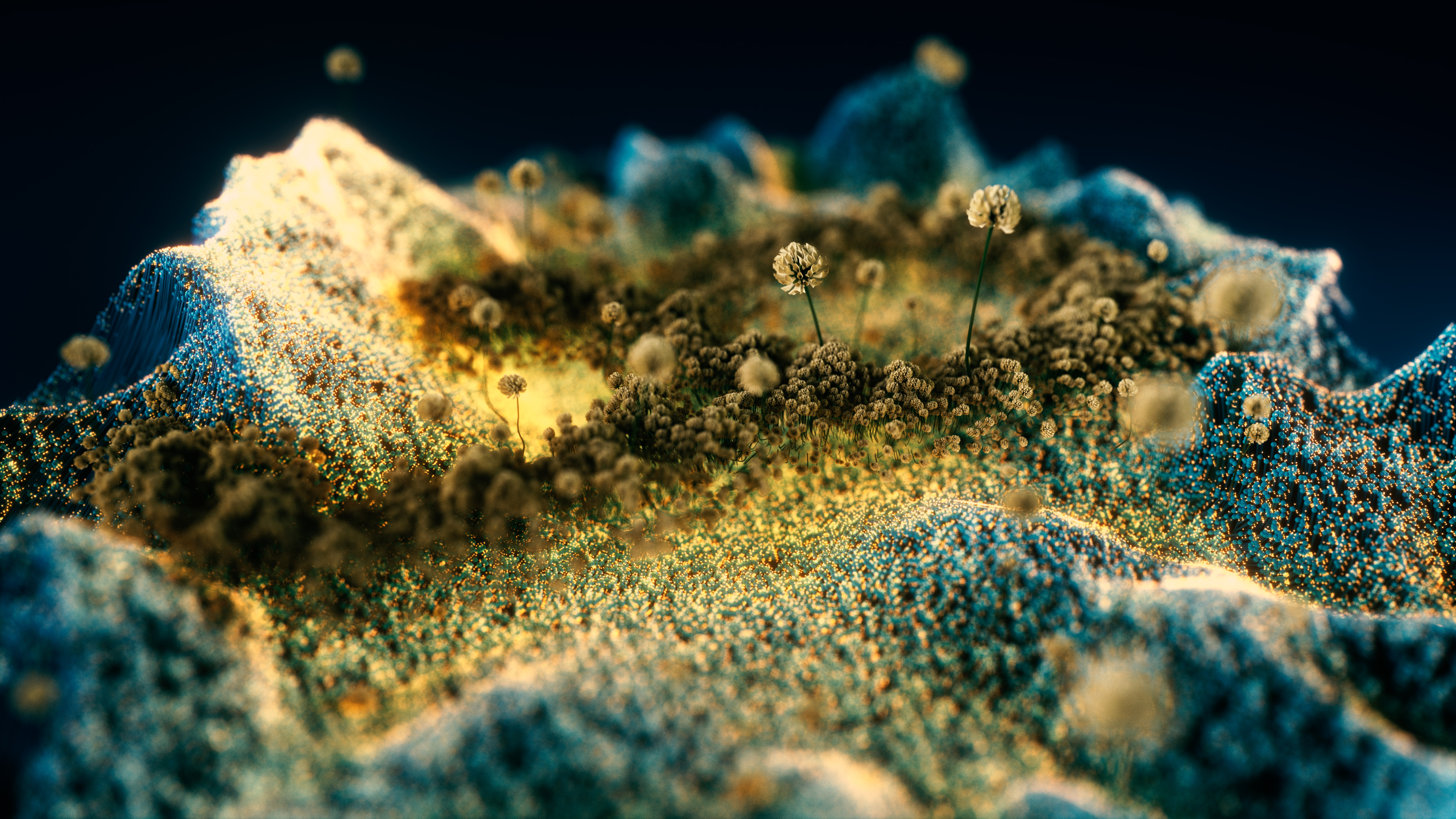 octomotion 3D Visual Abstraktes Moodboard von octomotion