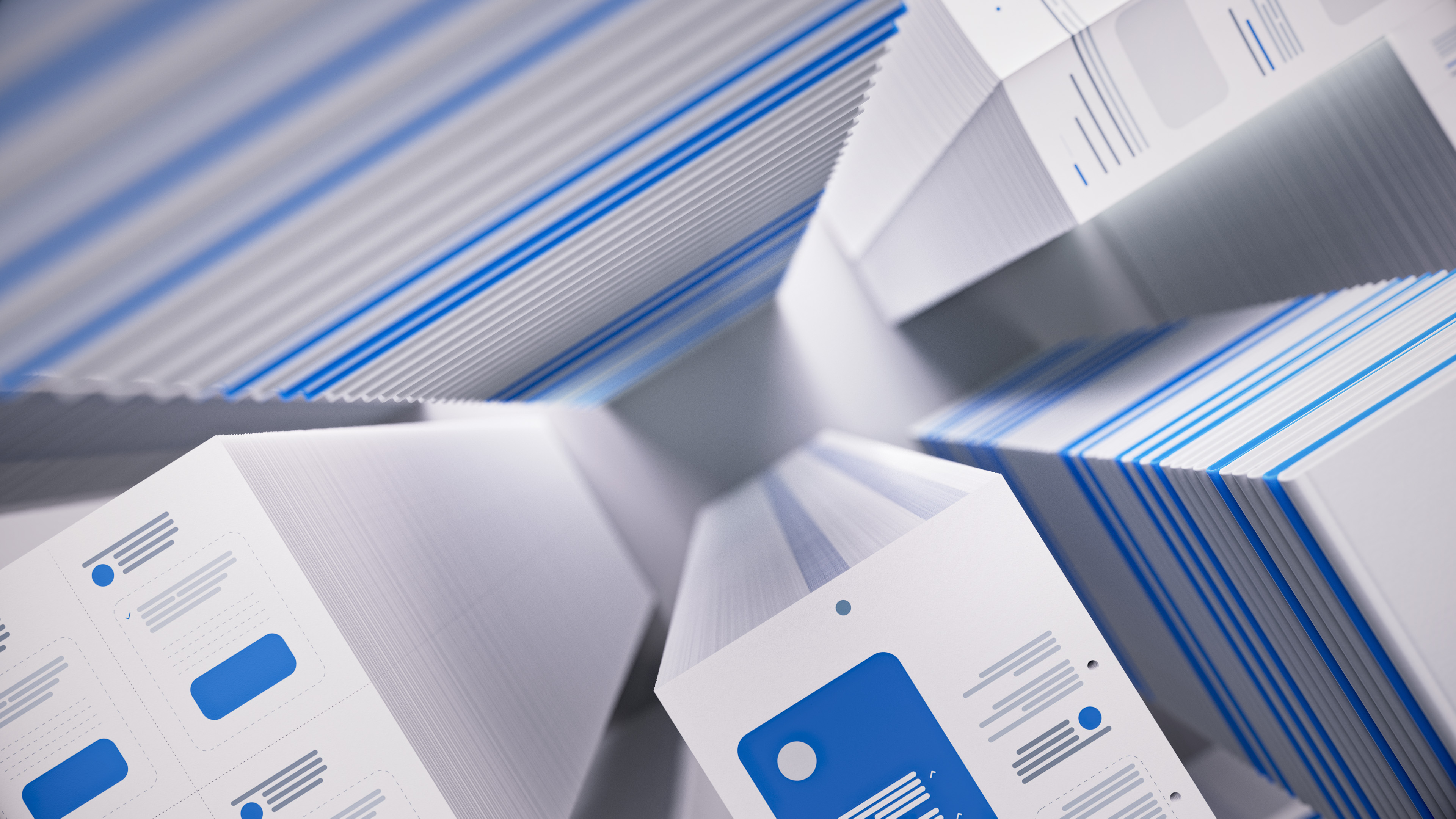 Hunkeler Keyvisual für Performance Hunkeler Keyvisual Performance Papierstapel