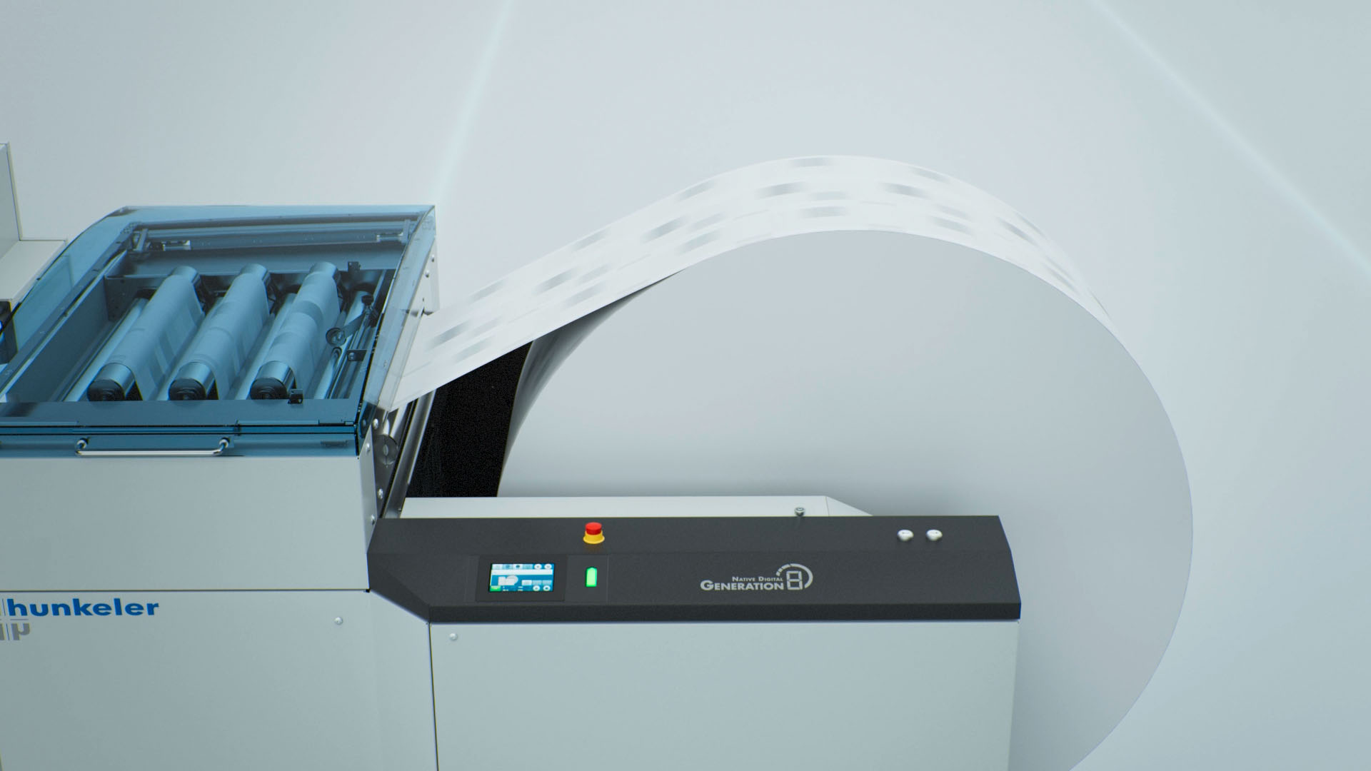 Hunkeler Produktfilm Gen8 Papierrolle Hunkeler Produktfilm Gen8 Papierrolle