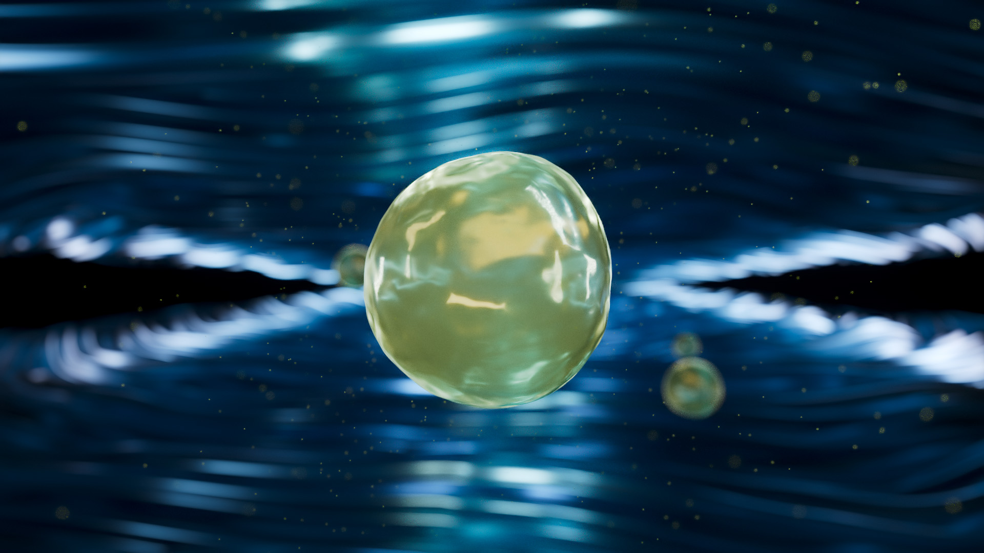 Knoll Produktfilm AerosolMaster Öltropfendarstellung close Knoll Produktfilm AerosolMaster Öltropfendarstellung close