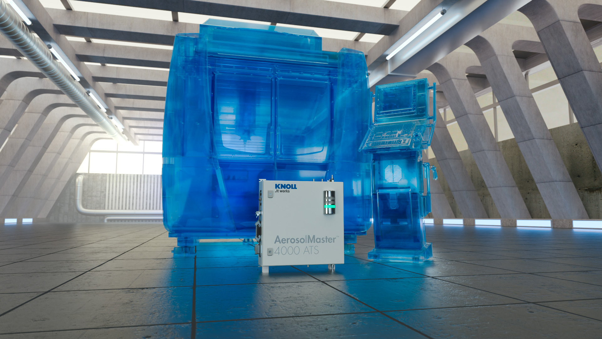 Knoll Produktfilm AerosolMaster Maschinengröße Knoll Produktfilm AerosolMaster Maschinengröße im Vergleich