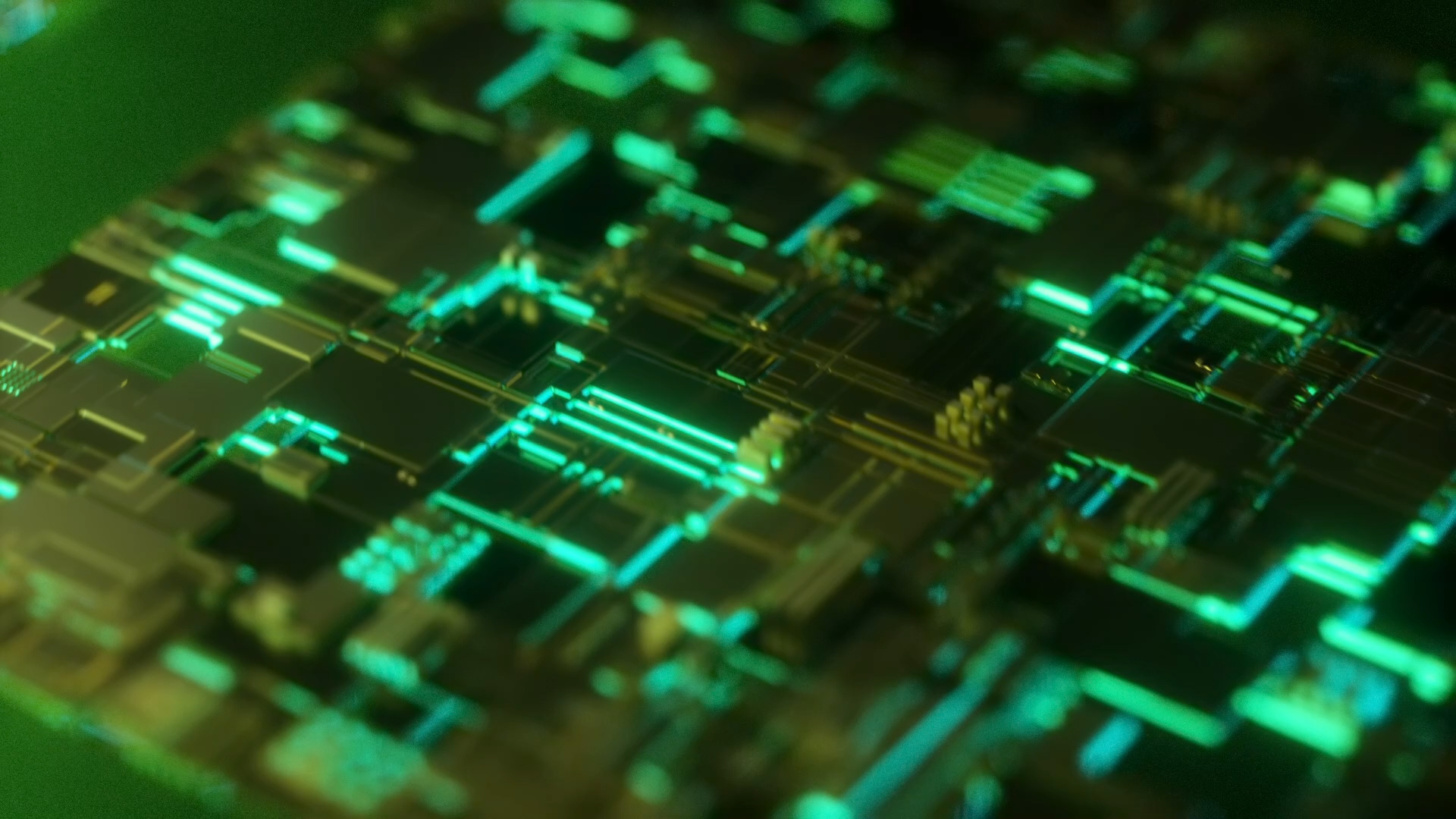 Litef Keyvisual MEMS Technologie 3D Animation einer Schaltung