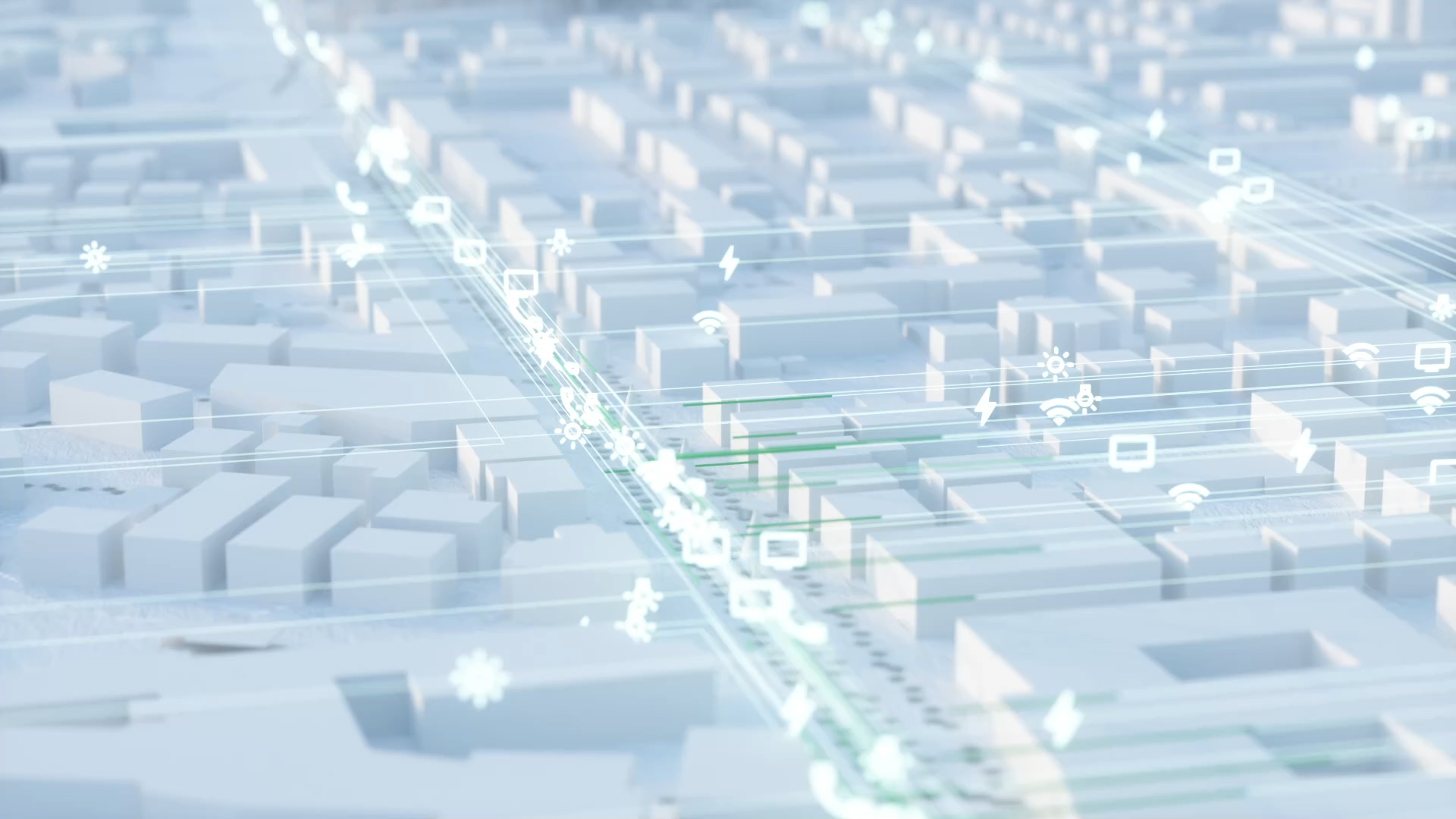 Stadtwerk am See 3D Leistungsfilm Friedrichshafen Ansicht von einer schematischen Darstellung von Friedrichshafen