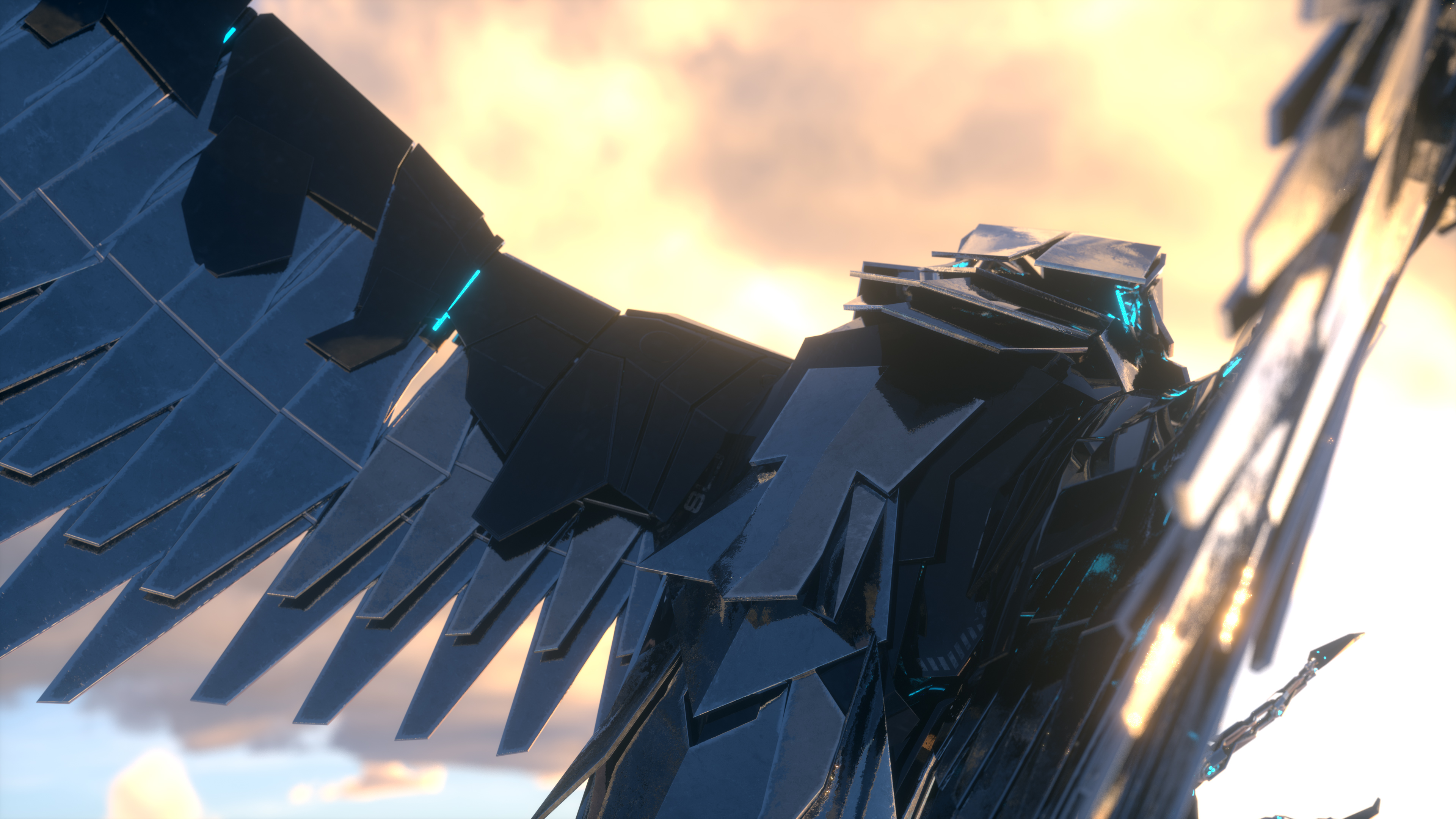 WSM 3D Adler aus Metall Detail Kopf WSM 3D Adler aus Metall Detail Kopf